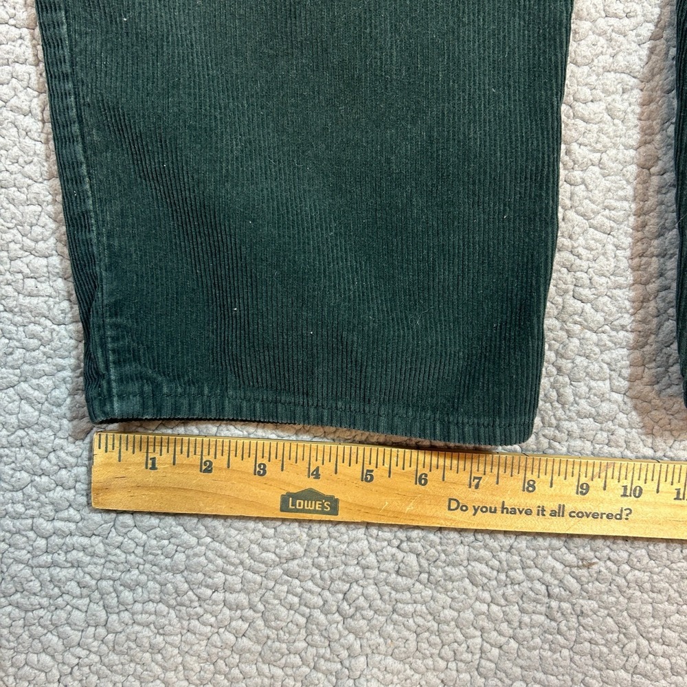 Levis‎ 94' Baggy Corduory Pants Womens Size 29 Forest Green Relaxed Fit - Picture 8 of 10